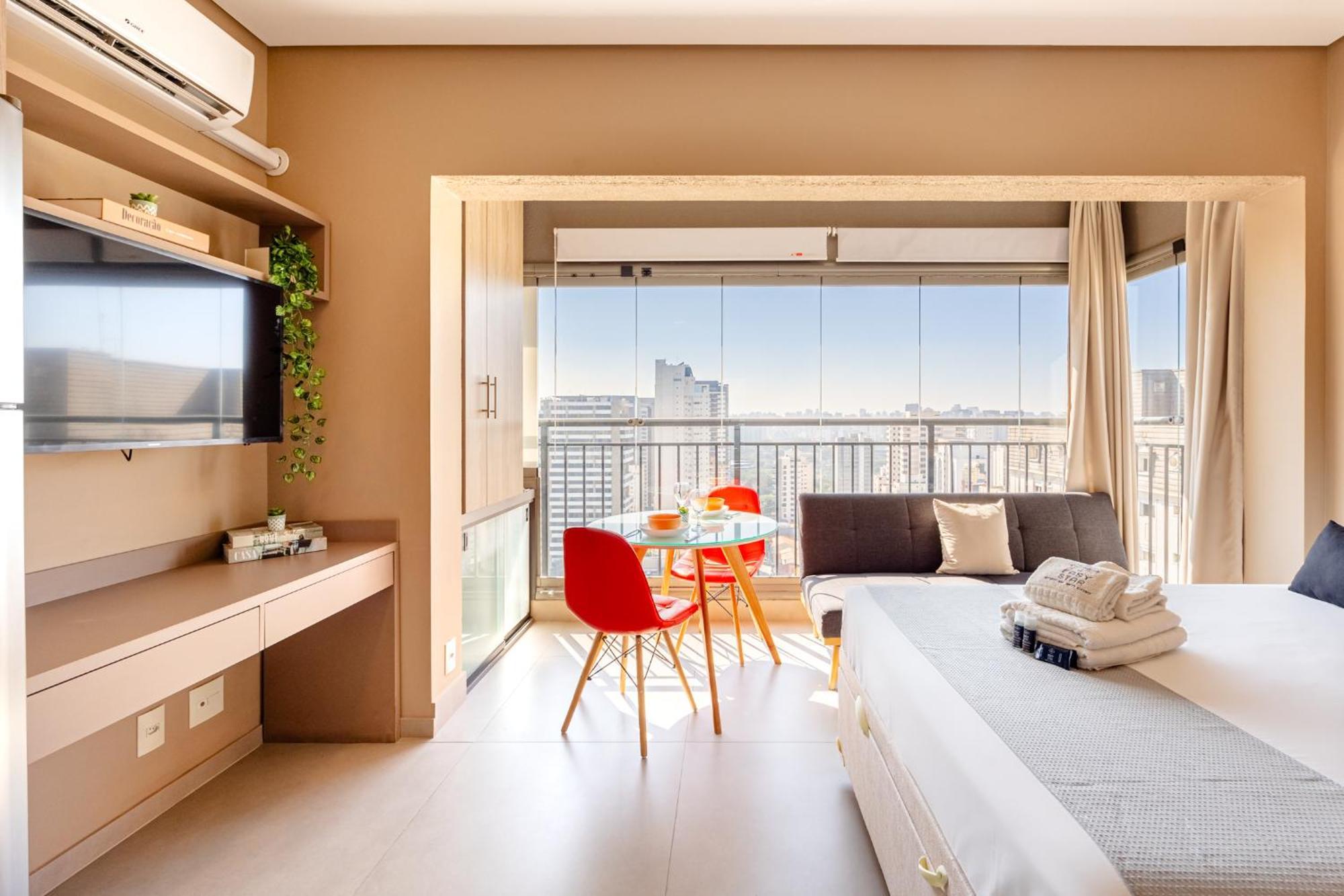Easy Star - Lindo No 24° Andar Com Vista Livre - Il01i Apartment Sao Paulo